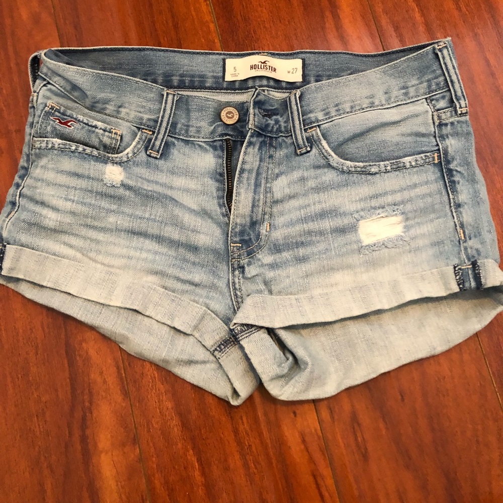 Denim shorts